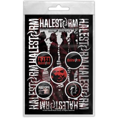 Picture of Halestorm Button Badge Pack: Portrait