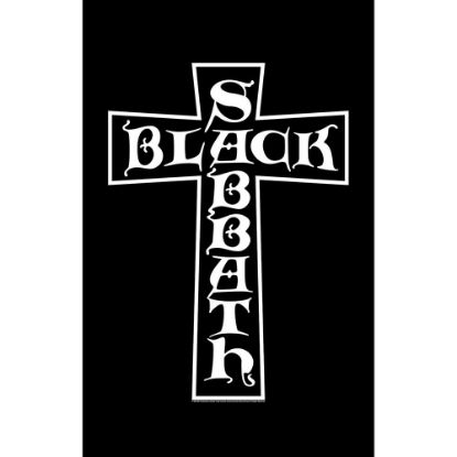 Picture of Black Sabbath Textile Poster: Cross