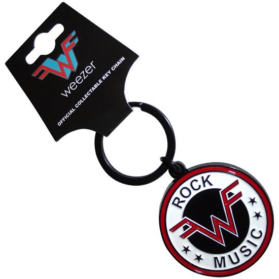 Picture of Weezer Keychain: Rock Music Emblem