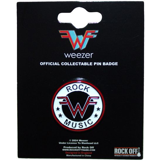 Picture of Weezer Pin Badge: Rock Music Emblem