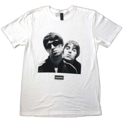 Picture of Oasis Unisex T-Shirt: Noel & Liam Square Photo
