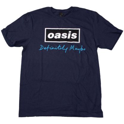 Picture of Oasis Unisex T-Shirt: Definitely Maybe Text Logo