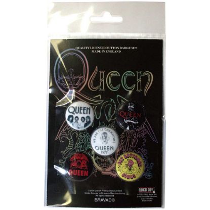 Picture of Queen  Button Badge Pack: Fat Bottomed Girls  