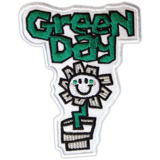 Picture of Green Day Woven Patch: Flower Pot (Standard) 