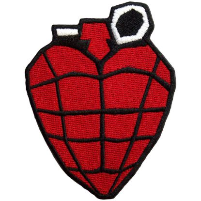 Picture of Green Day Woven Patch: Grenade (Standard) 