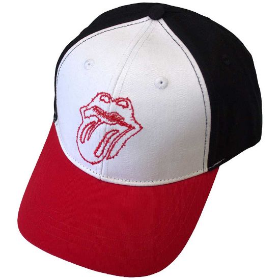 Picture of The Rolling Stones Unisex Baseball Cap: Classic Tongue Outline  