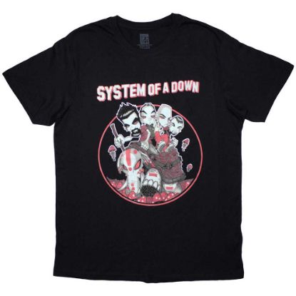 Picture of System Of A Down Unisex T-Shirt: Mushroom People