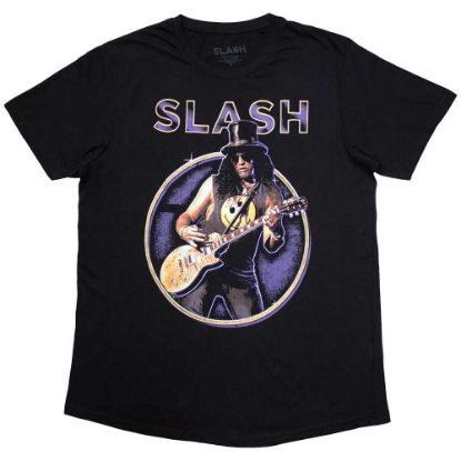 Picture of Slash Unisex T-Shirt: Purple Circle