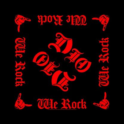 Picture of Dio Unisex Bandana: We Rock