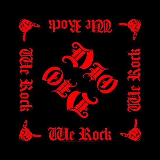 Picture of Dio Unisex Bandana: We Rock