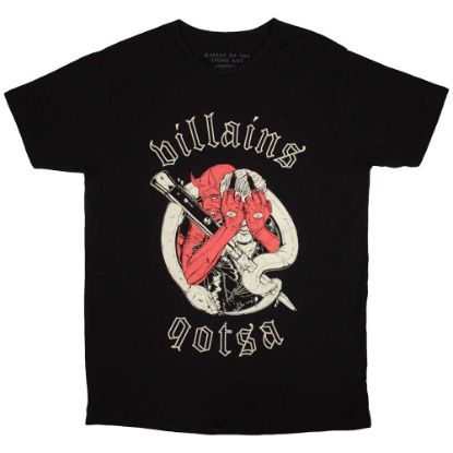Picture of Queens Of The Stone Age Unisex T-Shirt: Villains