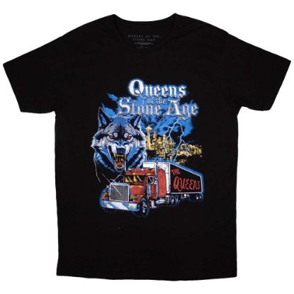 Picture of Queens Of The Stone Age Unisex T-Shirt: Wolf Skyline