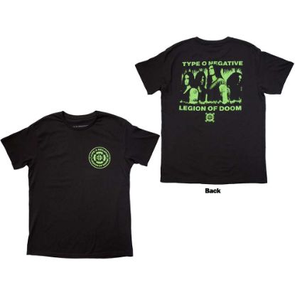 Picture of Type O Negative Unisex T-Shirt: Legion of Doom Back Print