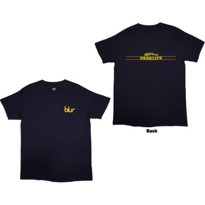 Picture of Blur Unisex T-Shirt: Parklife Back Back Print Only