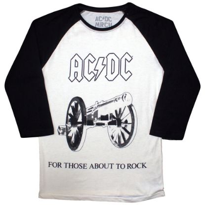 Picture of AC/DC Unisex Raglan T-Shirt: For Those About To Rock