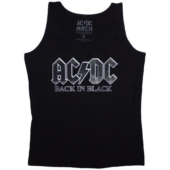 Picture of AC/DC Ladies Vest T-Shirt: Back In Black