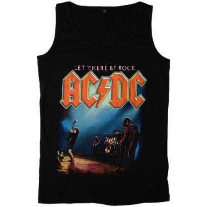 Picture of AC/DC Ladies Vest T-Shirt: Let There Be Rock