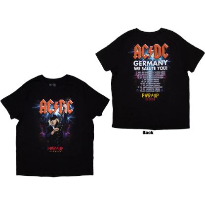 Picture of AC/DC Unisex T-Shirt: PWR-UP Germany EU Tour '24 Ex-Tour Back Print