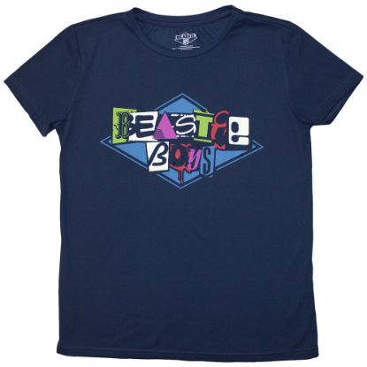 Picture of The Beastie Boys Ladies T-Shirt: Multicolour Logo