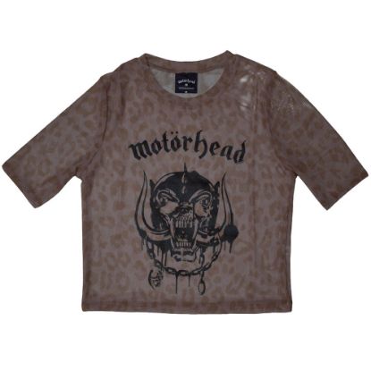 Picture of Motorhead Ladies Crop Top: Warpig Mesh