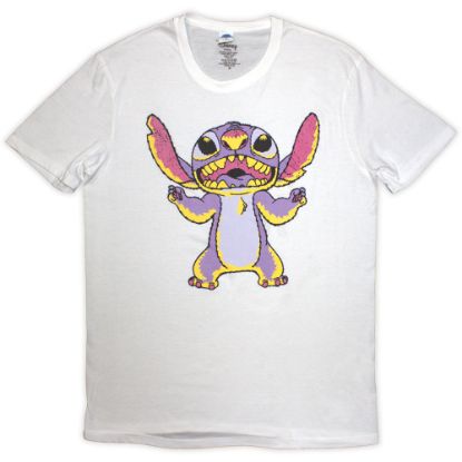 Picture of Lilo & Stitch Unisex T-Shirt: Purple Stitch