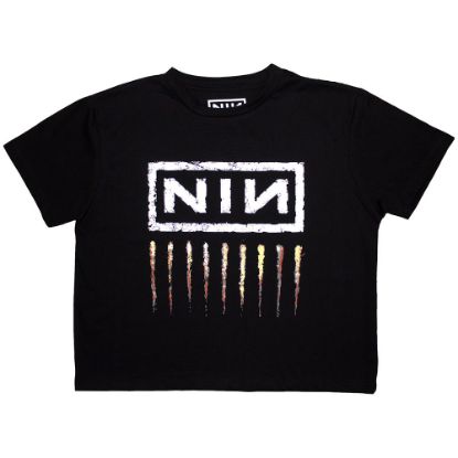 Picture of Nine Inch Nails Ladies Crop Top: Downward Spiral