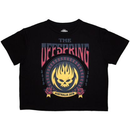 Picture of The Offspring Ladies Crop Top: Australia 2018