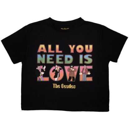 Picture of The Beatles Ladies Crop Top: Yellow Submarine AYNIL Stacked