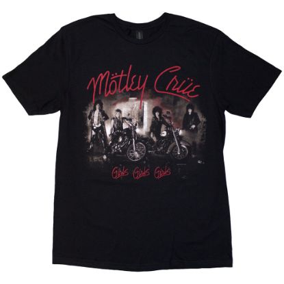 Picture of Motley Crue Unisex T-Shirt: Girls, Girls, Girls Vintage