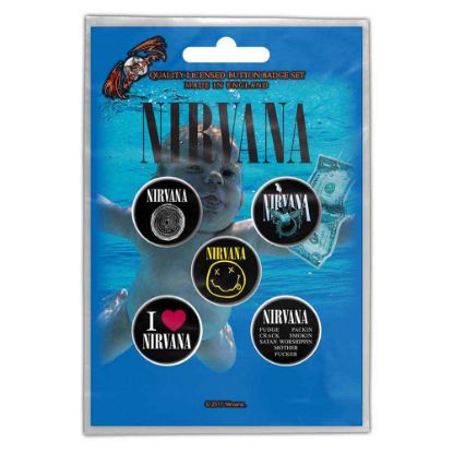 Picture of Nirvana Button Badge Pack: Nevermind