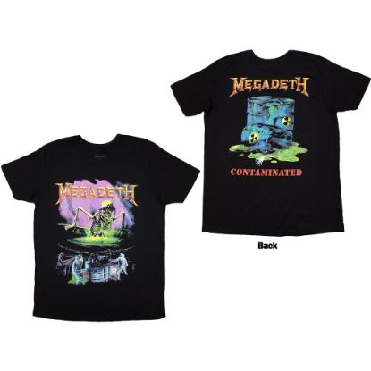Picture of Megadeth Unisex T-Shirt: Contaminated Back Print