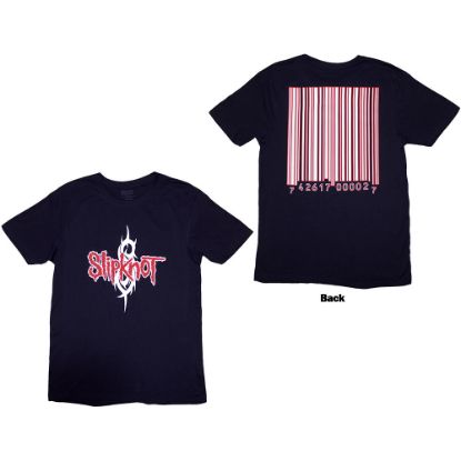 Picture of Slipknot Unisex T-Shirt: Barcode Back Print