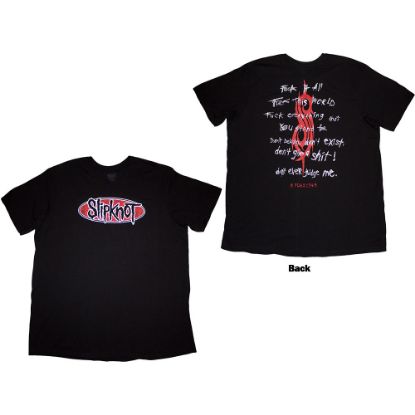 Picture of Slipknot Unisex T-Shirt: F It All Back Print