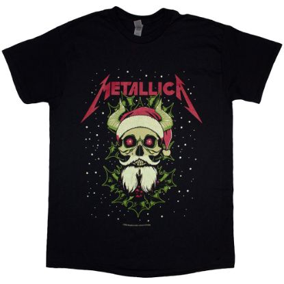 Picture of Metallica Unisex T-Shirt: Santa Horns