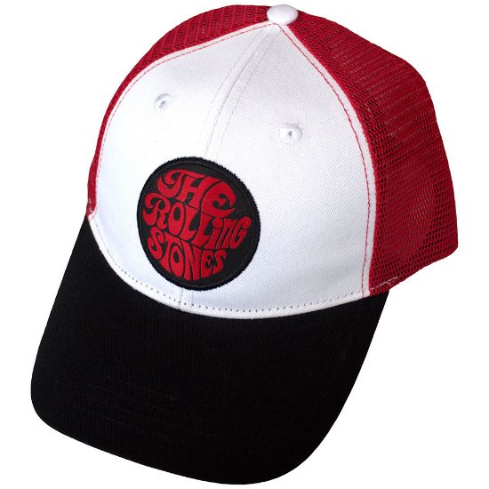 Picture of The Rolling Stones Unisex Mesh-Back Cap: 70s Logo Emblem