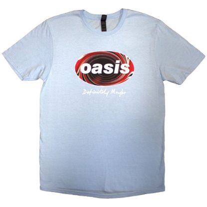Picture of Oasis Unisex T-Shirt: Definitely Maybe Union Jack Oval