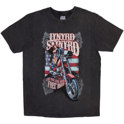 Picture of Lynyrd Skynyrd Unisex Stone Wash T-Shirt: Ride Free