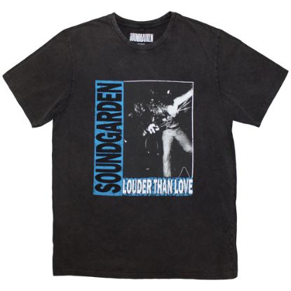Picture of Soundgarden Unisex Stone Wash T-Shirt: Louder Than Love