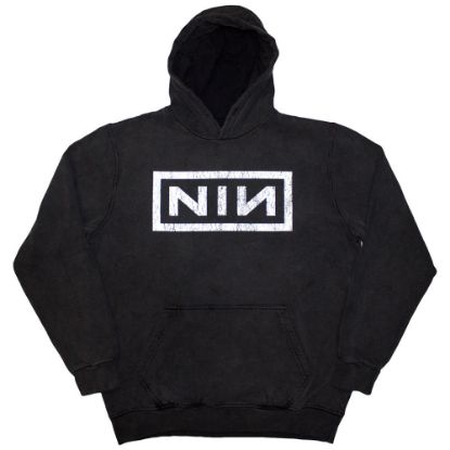 Picture of Nine Inch Nails Unisex Pullover Hoodie: Classic Logo Wash Collection