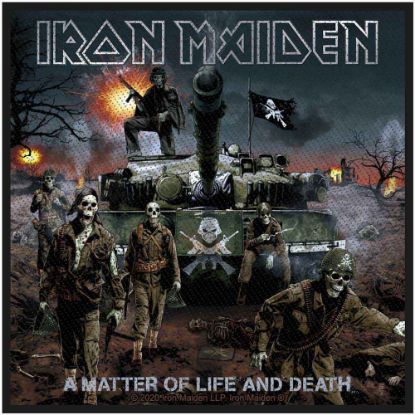 Picture of Iron Maiden Woven Patch: Matter Of Life And Death 2020 (Retail Pack) (Standard)