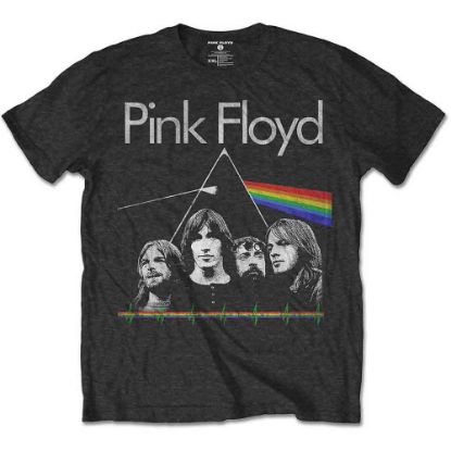 Picture of Pink Floyd Unisex T-Shirt: Dark Side of the Moon Band & Pulse