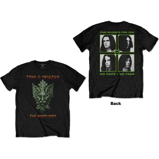 Picture of Type O Negative Unisex T-Shirt: Green Man Back Print