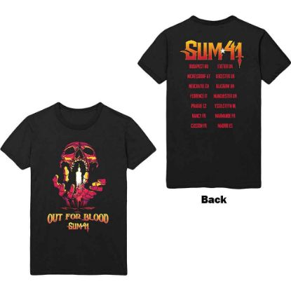 Picture of Sum 41 Unisex T-Shirt: Out For Blood Back Print
