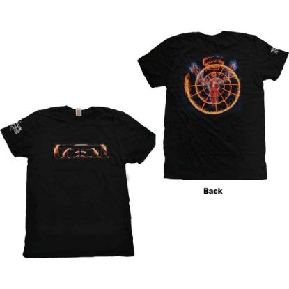 Picture of Tool Unisex T-Shirt: Flame Spiral Back & Sleeve Print