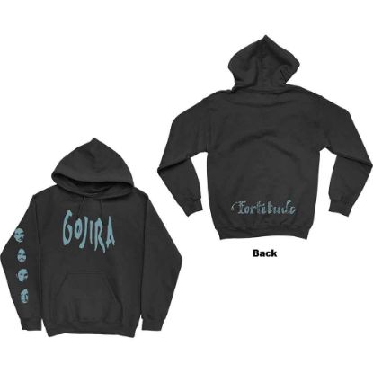 Picture of Gojira Unisex Pullover Hoodie: Fortitude Faces Back & Sleeve Print