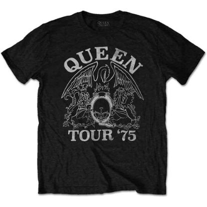 Picture of Queen Unisex T-Shirt: Tour '75 Eco-Friendly