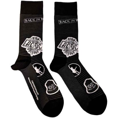 Picture of AC/DC Unisex Ankle Socks: Icons (UK Size 7 - 11)