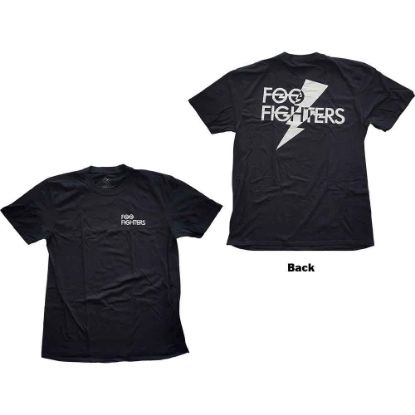 Picture of Foo Fighters Unisex T-Shirt: Flash Logo Back Print