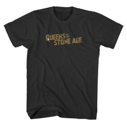 Picture of Queens Of The Stone Age Unisex T-Shirt: Bullet Shot Logo