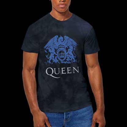 Picture of Queen Unisex T-Shirt: Blue Crest Wash Collection